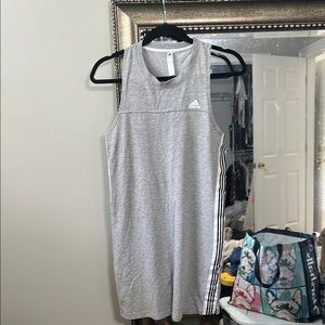 Adidas Gray Sleeveless Dress